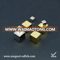 OEM Large Size Gold Coating N35 Permanent Neodymium Magnet For Generator Rotor