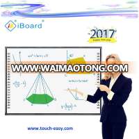 2017 iBoard all in one interactive whiteboard/writing board/smart board for school classroom