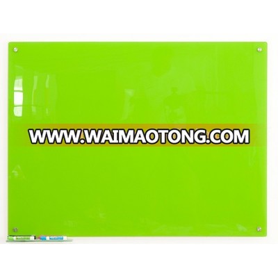 90*120cm Magnetic Glass white green writing board