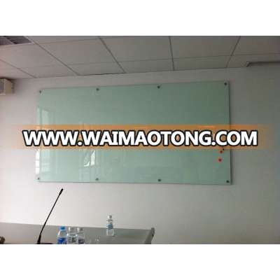 Office magnetic dry erase glass notice board glass whiteboard