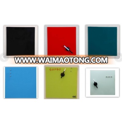 4mm EN 71 wall mounted magnetic glass writing board