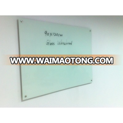 4mm magnetic glass white board slate 90*120cm