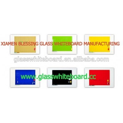 Good writing dry erase magnetic glass whiteboard