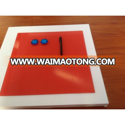 Dry Erase Magnetic board with glass board markers