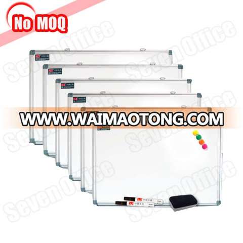 NO MOQ Wall hang Type ABS Corners Aluminium Frame Anti-glare Dry Erase Magnetic Erasable Writing Write White Board Sizes